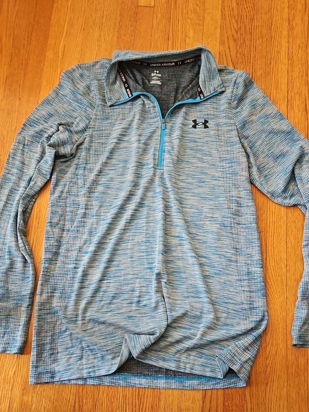 Under Armour Men’s Blue Heather Quarter-Zip Pullover